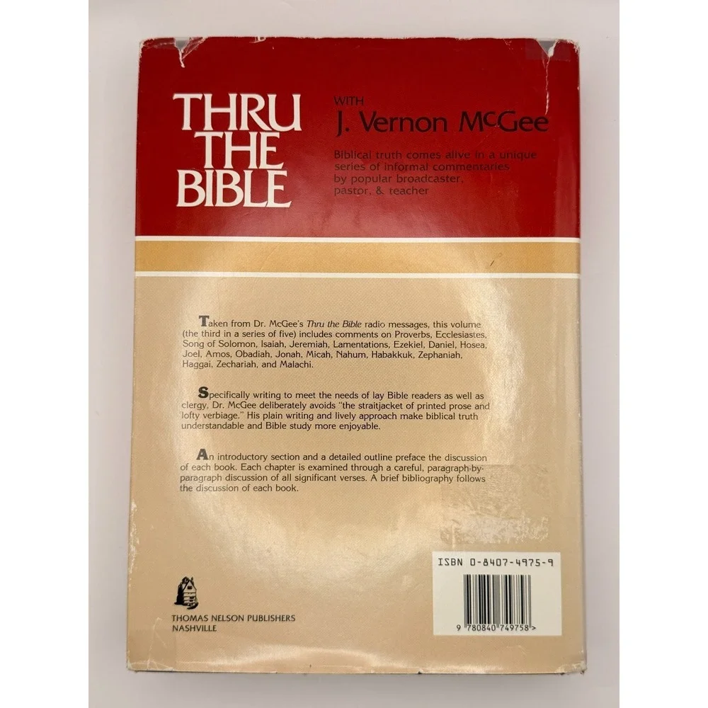 J Vernon McGee Thru The‎ Bible 3 Volume Set